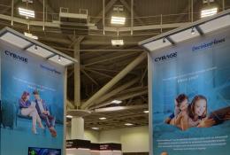 Cybage's booth at the HITEC 2019 conference